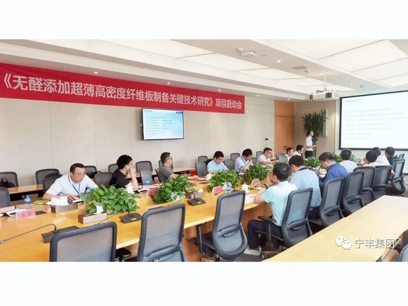 寧豐集團(tuán)＆萬華化學(xué)＆中國(guó)林科院木材所丨無醛超薄纖維板項(xiàng)目正式啟動(dòng)